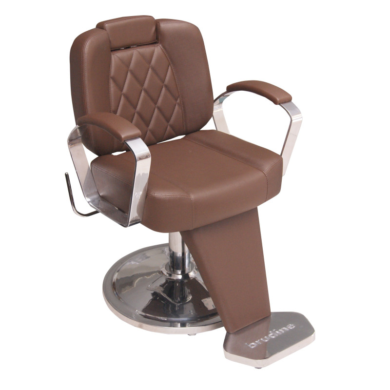 Cadeira barbeiro reclinável hidráulica com apoio para os pés Mod Tonsu  promoção