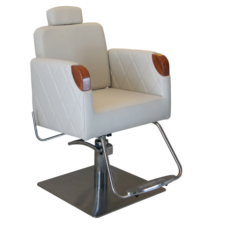 Cadeira Poltrona Hidráulica Letícia Maquiagem Reclinável - Fabricante: Darus  Design - Cor: Champanhe Acetinado em Promoção na Americanas