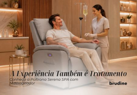 Poltrona Serena Spa Brudine: A Melhor Poltrona Elétrica para Soroterapia, Clínicas de Longevidade e Bem-Estar em 2026
