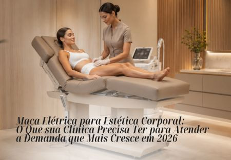 Maca Elétrica para Estética Corporal: O Que sua Clínica Precisa Ter para Atender a Demanda que Mais Cresce em 2026