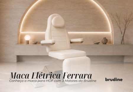 A Melhor Maca para Harmonização Facial com 3 Motores e Cabeceira Afunilada é da Brudine: Conheça a Maca Ferrara