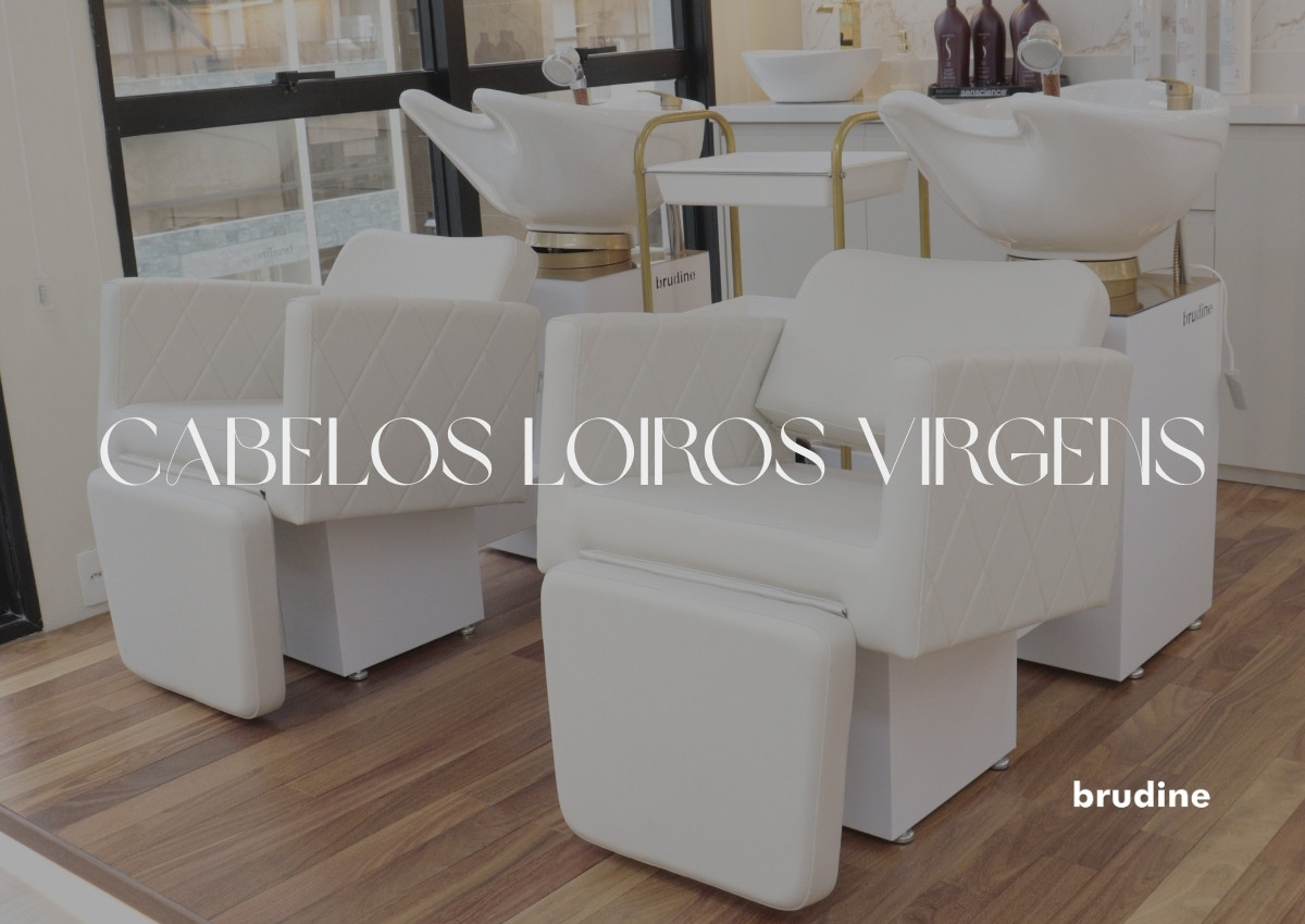CABELOS LOIROS VIRGENS